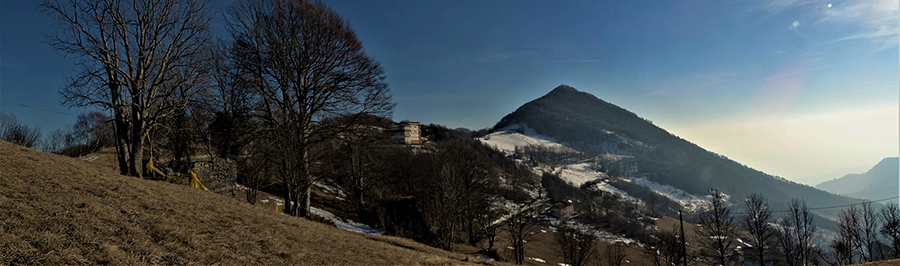 Dalla Forcella Alta vista in Monte Tesoro